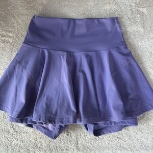 Popflex Twirl Hourglass Crisscross Skort Skirt Women's Size S Purple Worn Once!